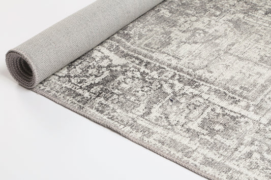 Distressed Vintage Chilaz Grey Rug - VITAL 2085-04