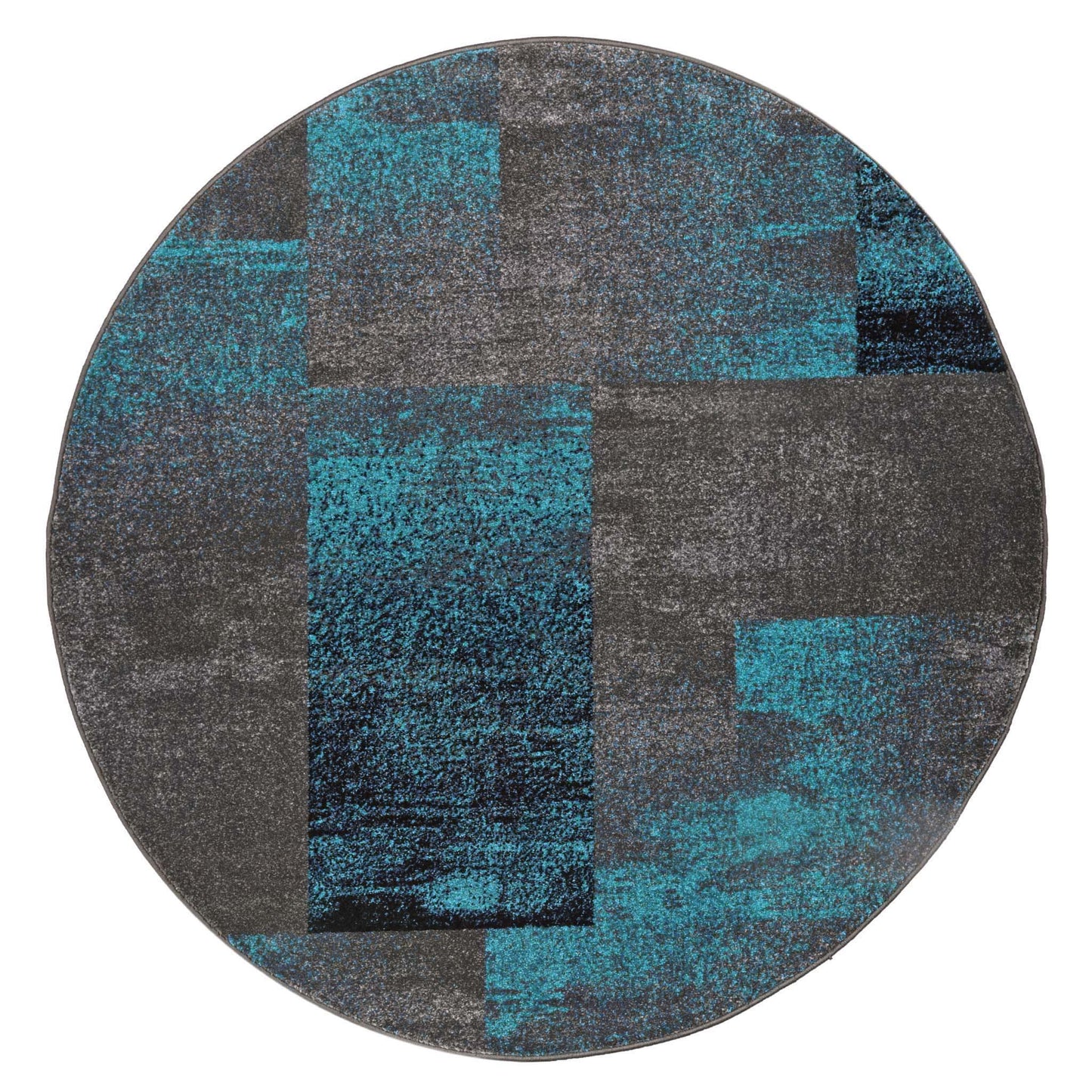 Aspen Blue Round Rug