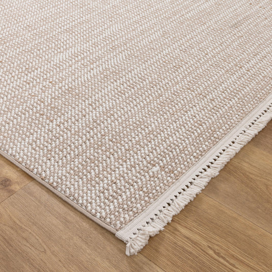 Berno Ivory Beige Loop Rug - B008