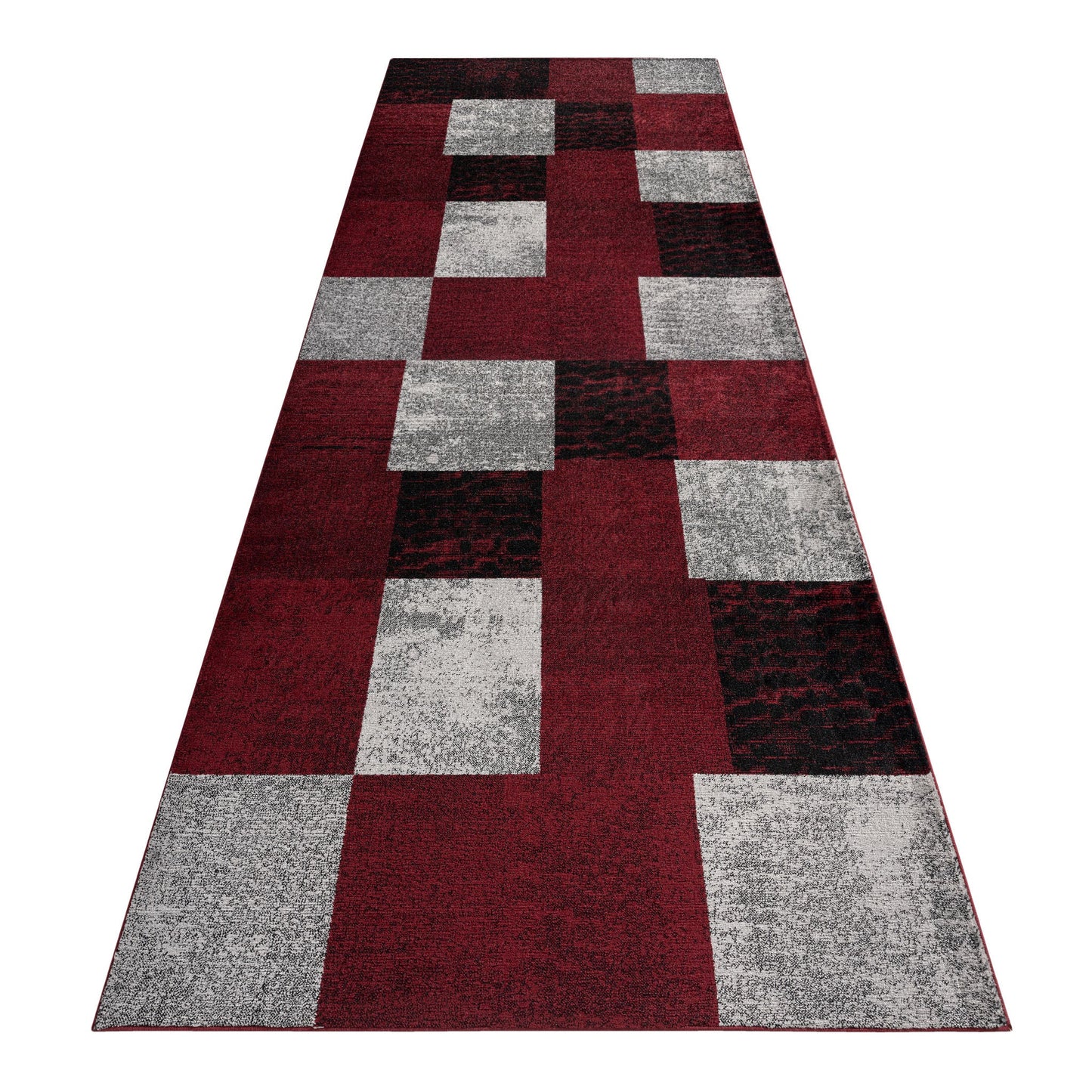 Boston Red Hallway Runner