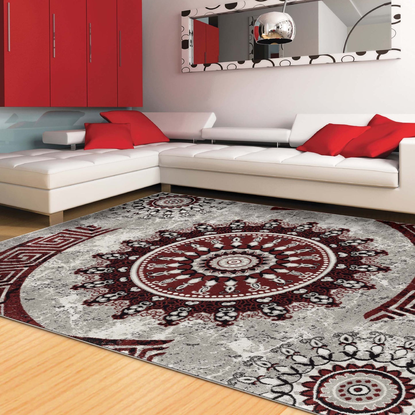 Boston Red Rug