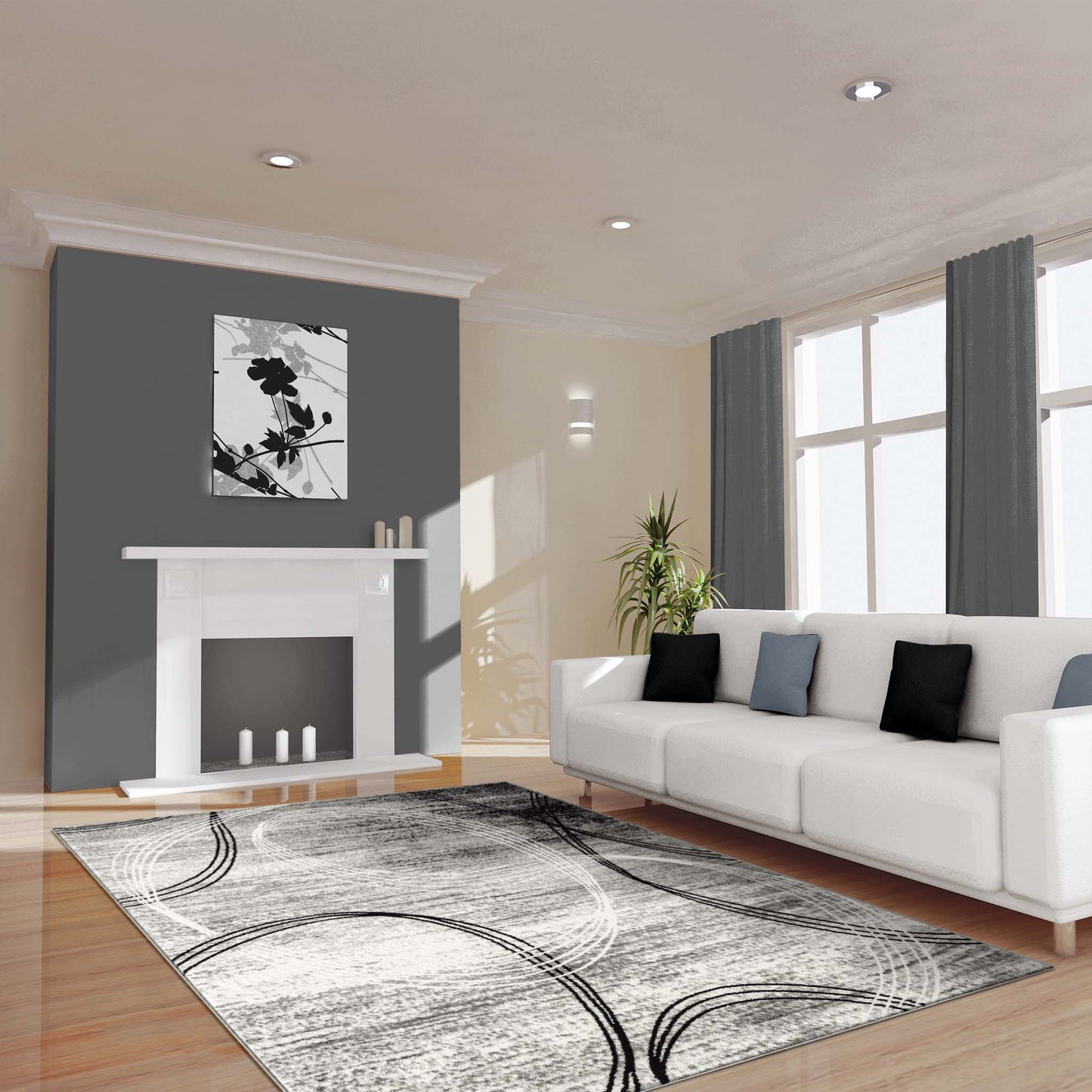 Boston Grey Rug