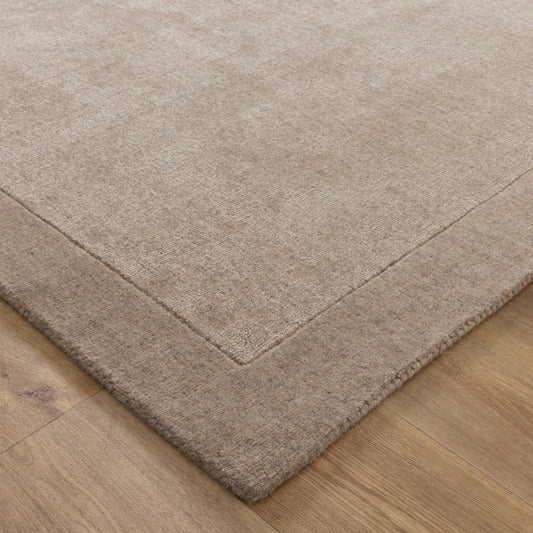 Sedona Camel Border Wool Rug