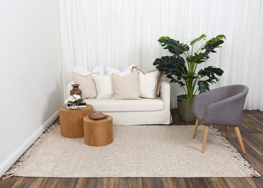 Diego Tribal Brown Wool Rug - DIEG02