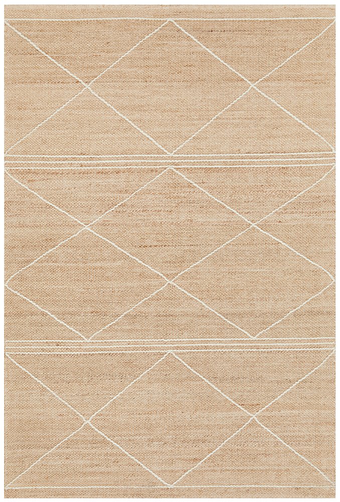 Natural Earth Hand-Loomed Jute-Blend Rug