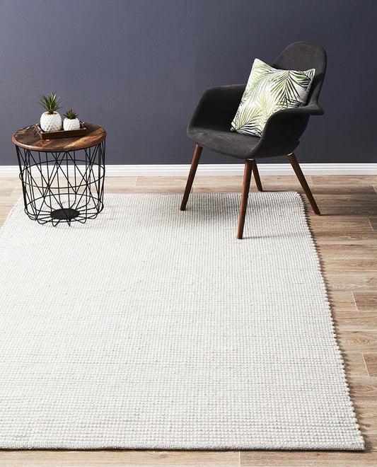 Loft White Grey Rug
