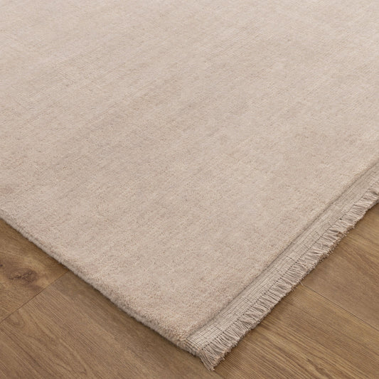 Lamia Beige Hand-Knotted Wool Rug