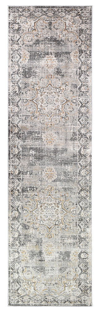 Medina L.Grey Runner Rug 0318A