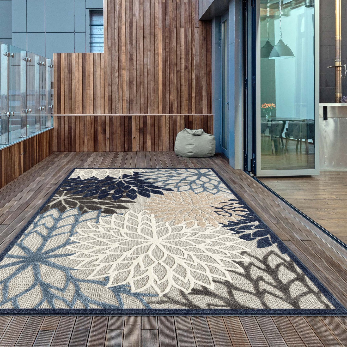 Monaco Blue Rug