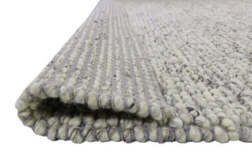 PEBBLES STONY PATH HAND WOVEN PURE WOOL FLOOR RUG