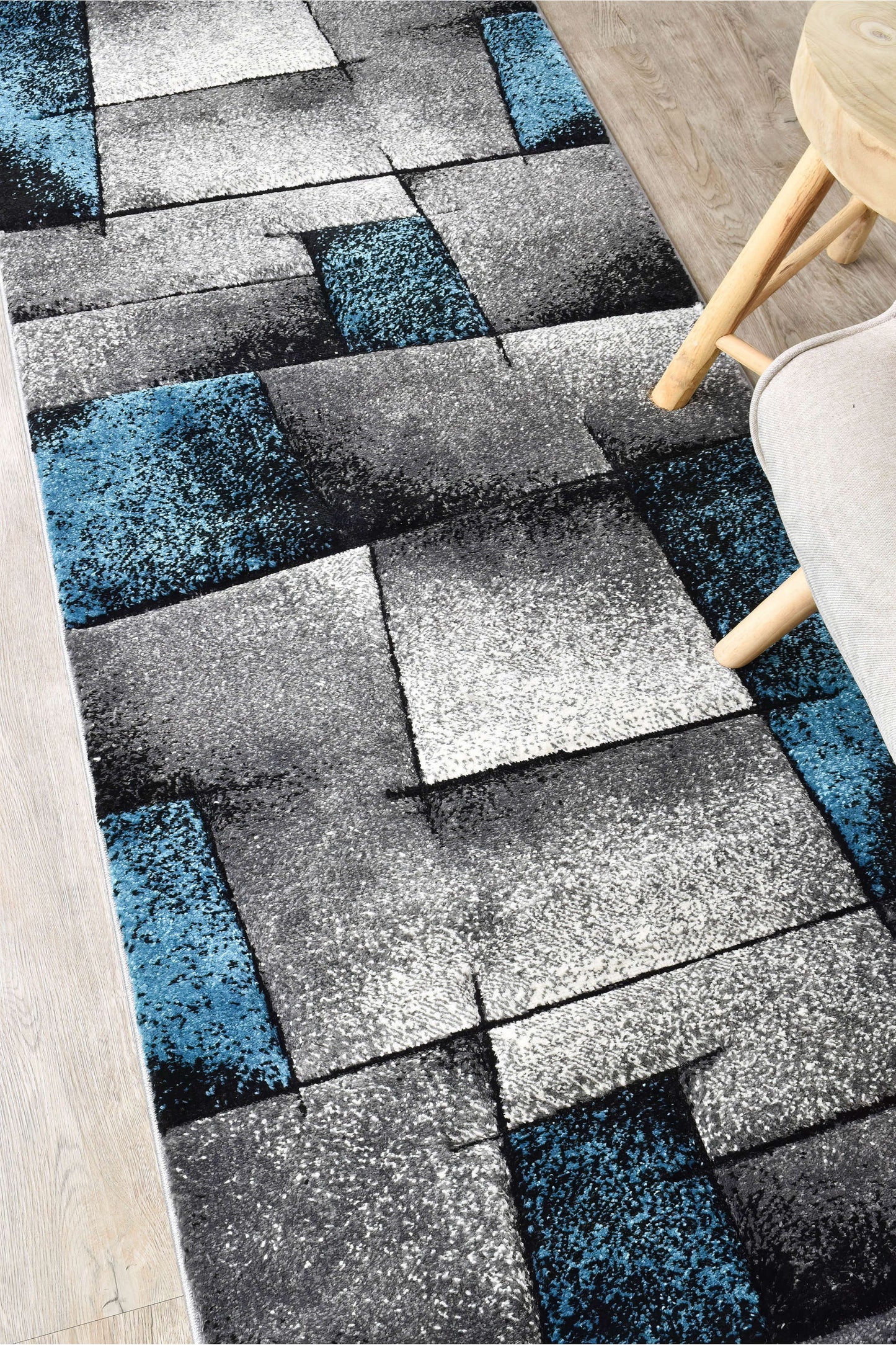 Novas 97A Grey Turquoise Runner