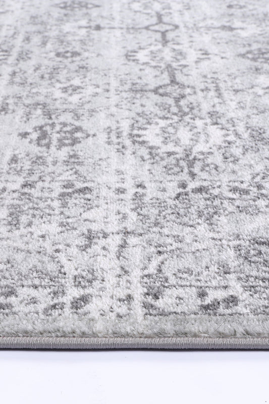 Provence Montpellier Grey Traditional Rug - PROV09