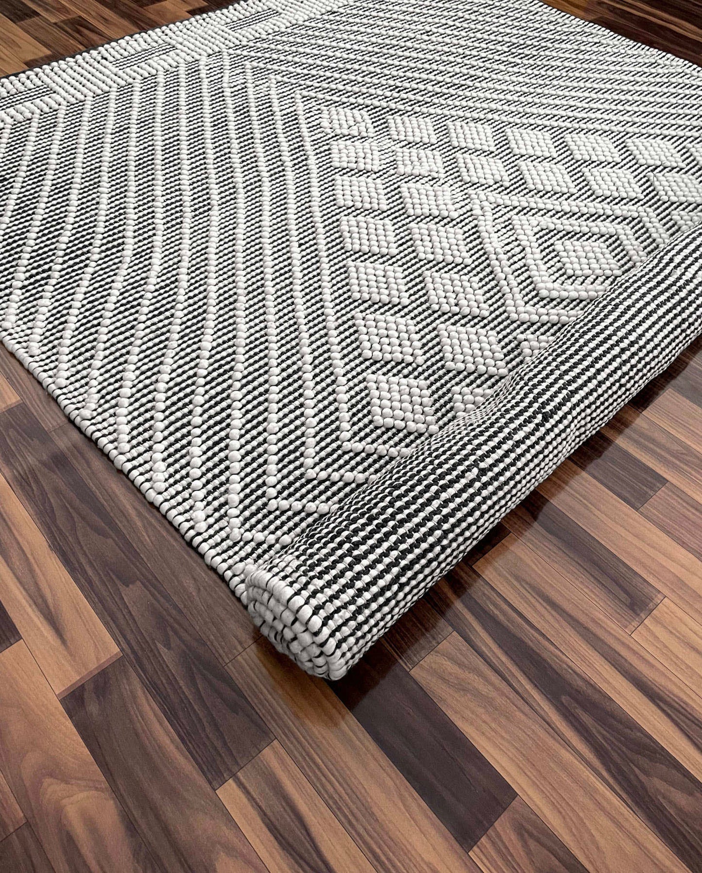 Radial Grey Rug