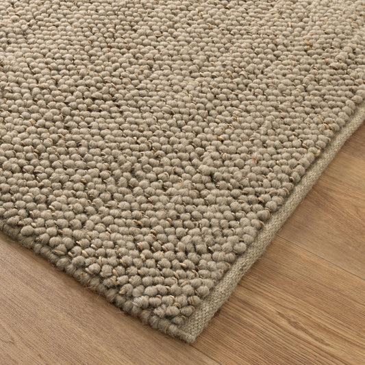 Eco Weave Sage Jute and Wool Rug