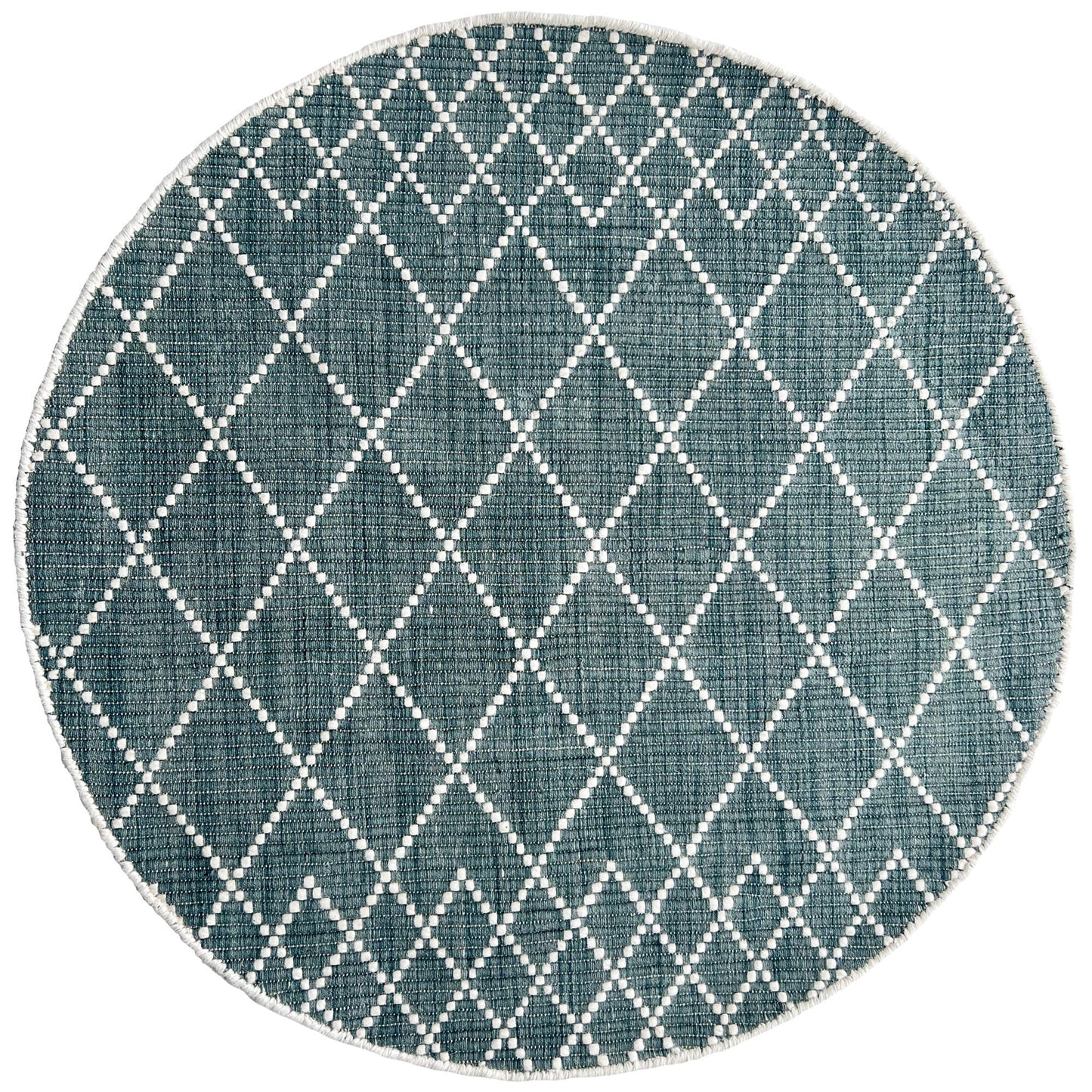 Cross Teal Rug