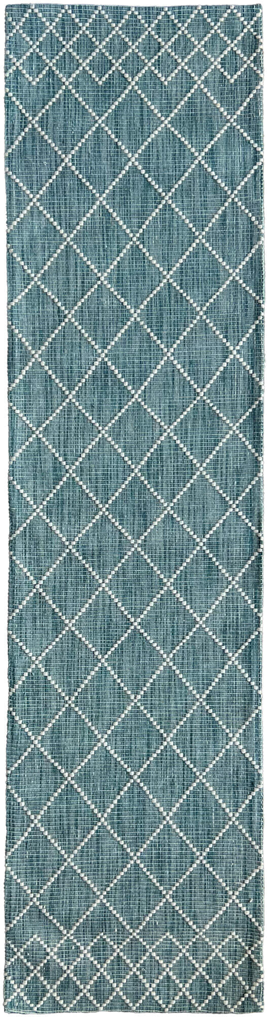 Cross Teal Rug