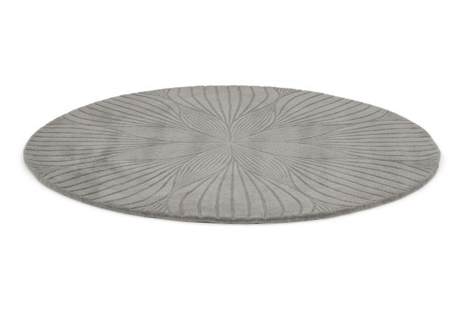 FOLIA ROUND GREY RUG