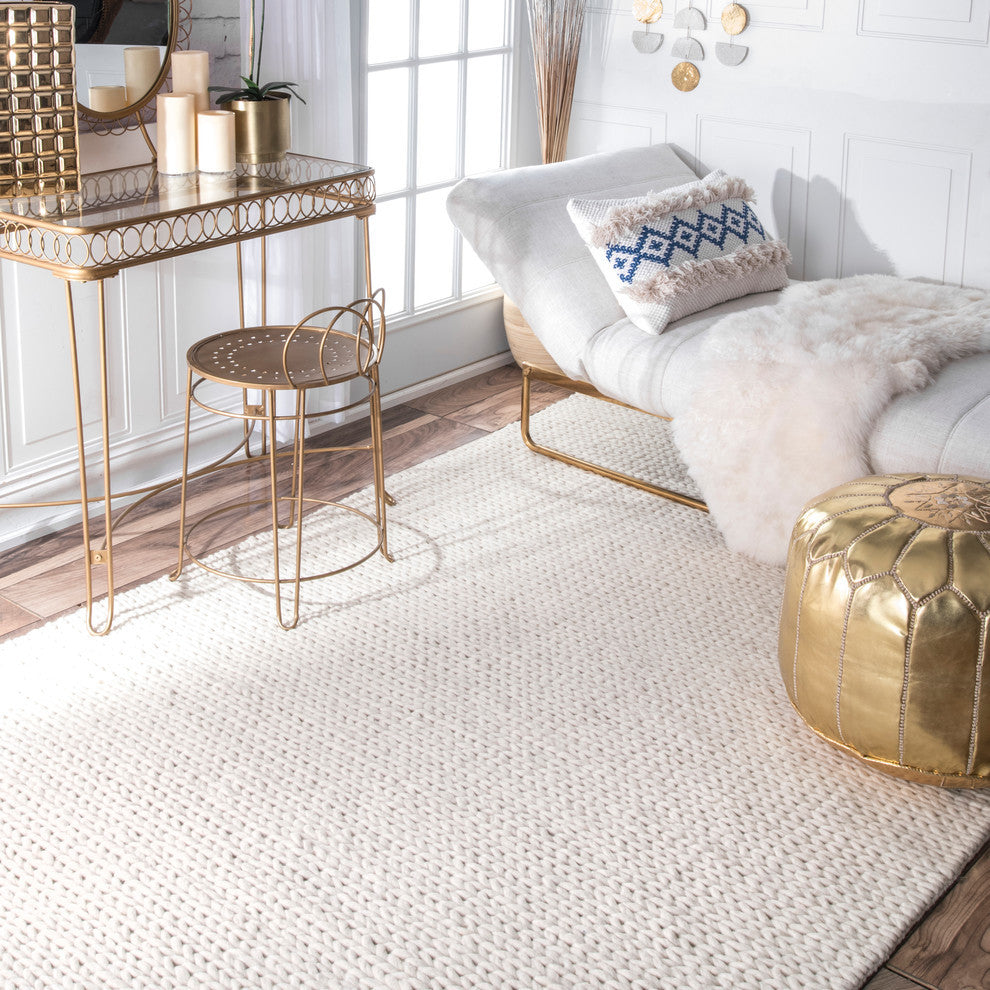 Penelope Braided Wool Area Rug