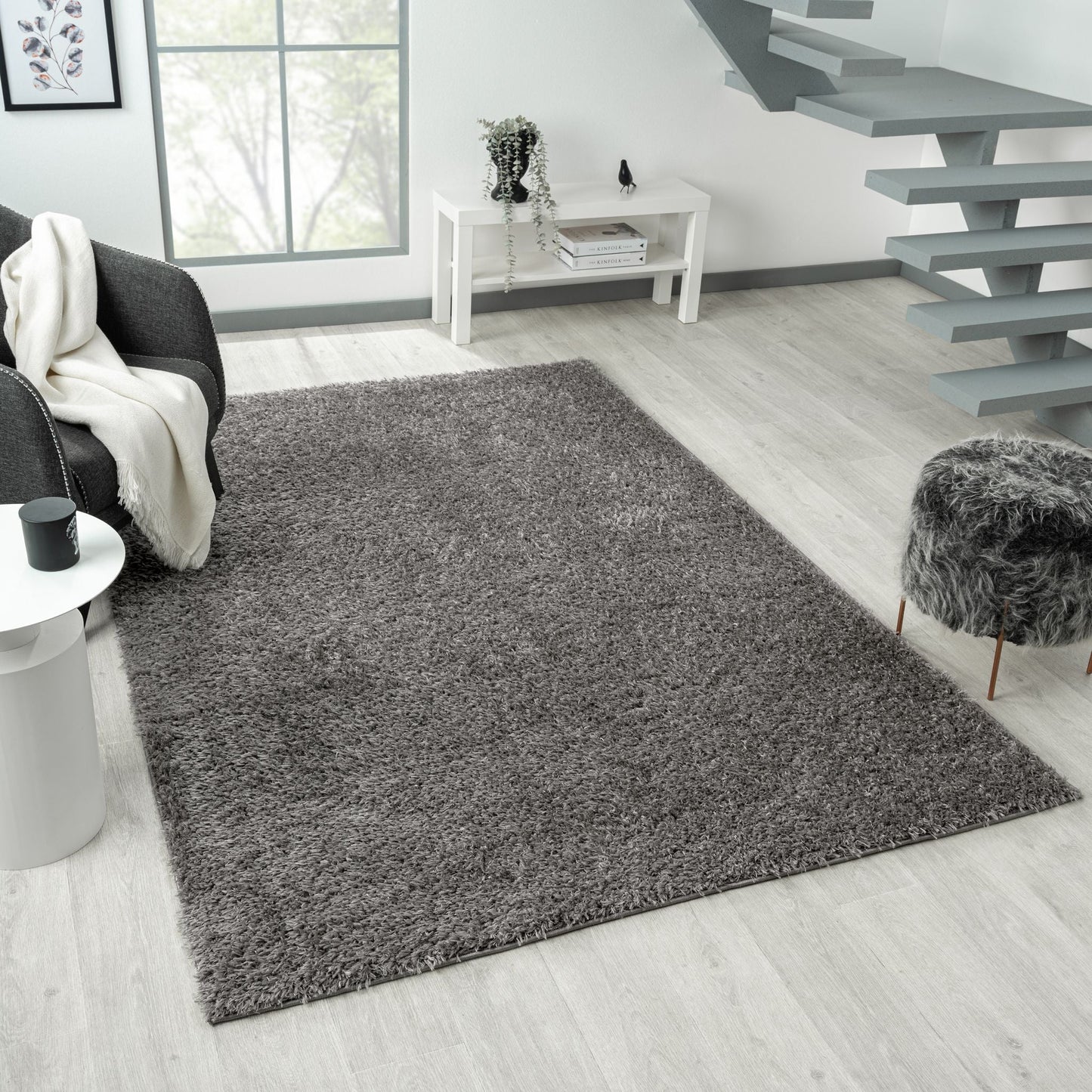 Fleecy Ash Rug