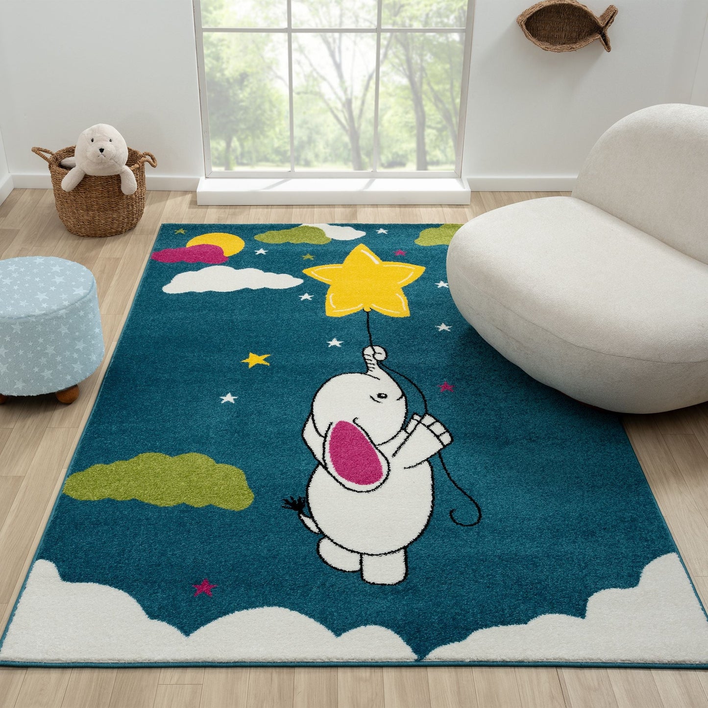 Kidszone Blue Rug