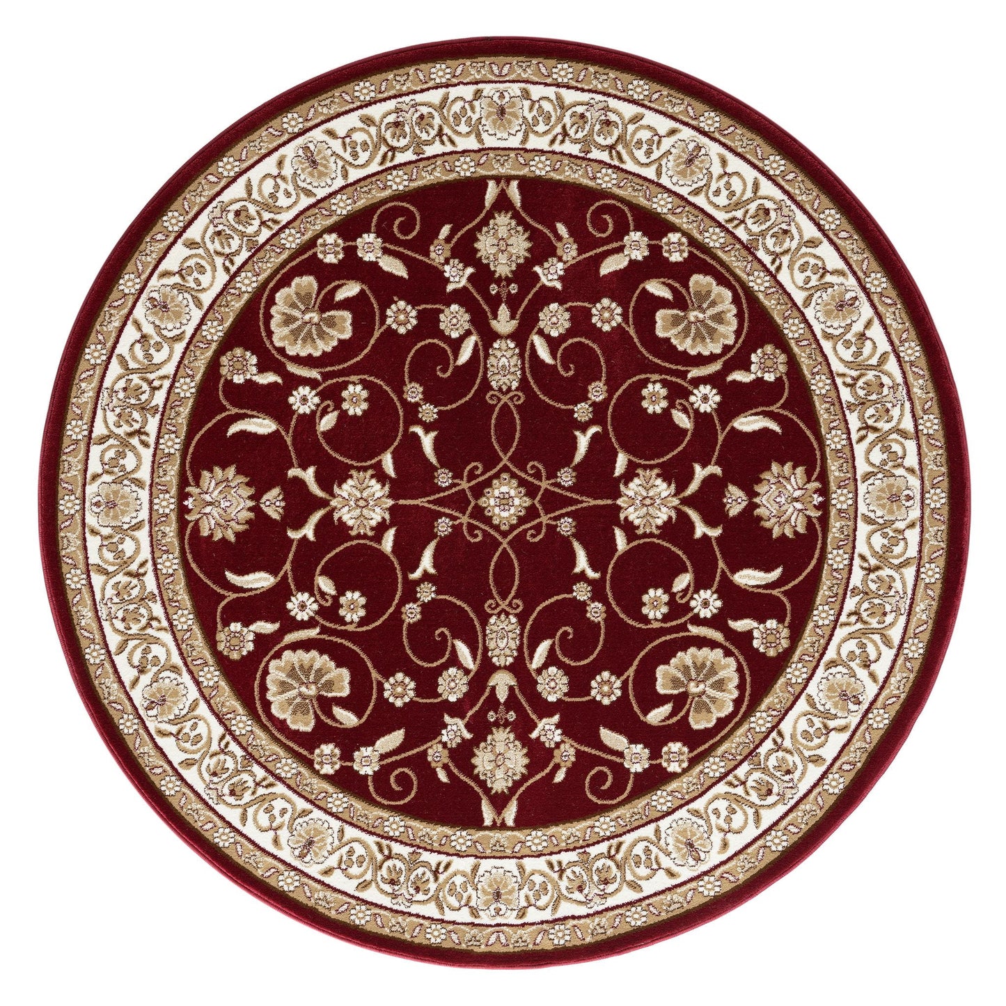 Estate Red Round Rug