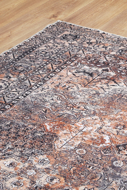 Vintage Tanner Neutral Washable Rug - VITAL 3041-00