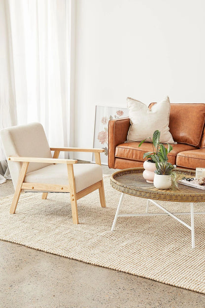Arabella Natural wool & Jute Area Rug