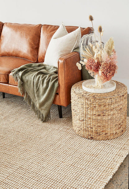 Arabella Natural wool & Jute Area Rug