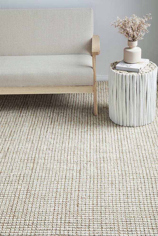 Arabella Natural wool & Jute Area Rug