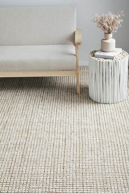 Arabella Natural wool & Jute Area Rug