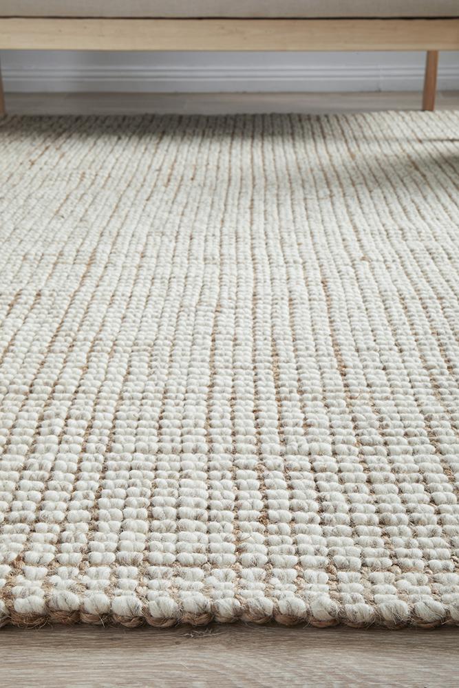 Arabella Natural wool & Jute Area Rug