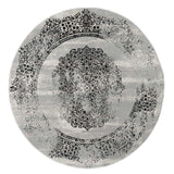 Amore Black Round Rug
