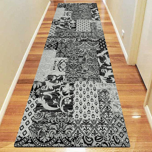 Boston Black Hallway Runner