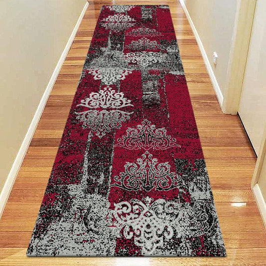 Boston Red Hallway Runner