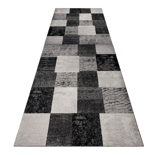 Boston Black Hallway Runner