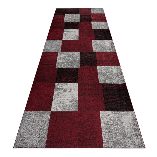 Boston Red Hallway Runner