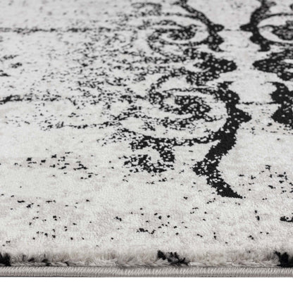 Boston Grey Hallway Runner Rug