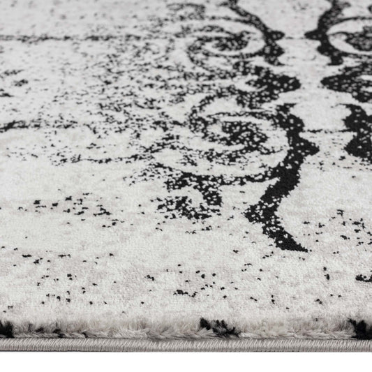 Boston Grey Hallway Runner Rug