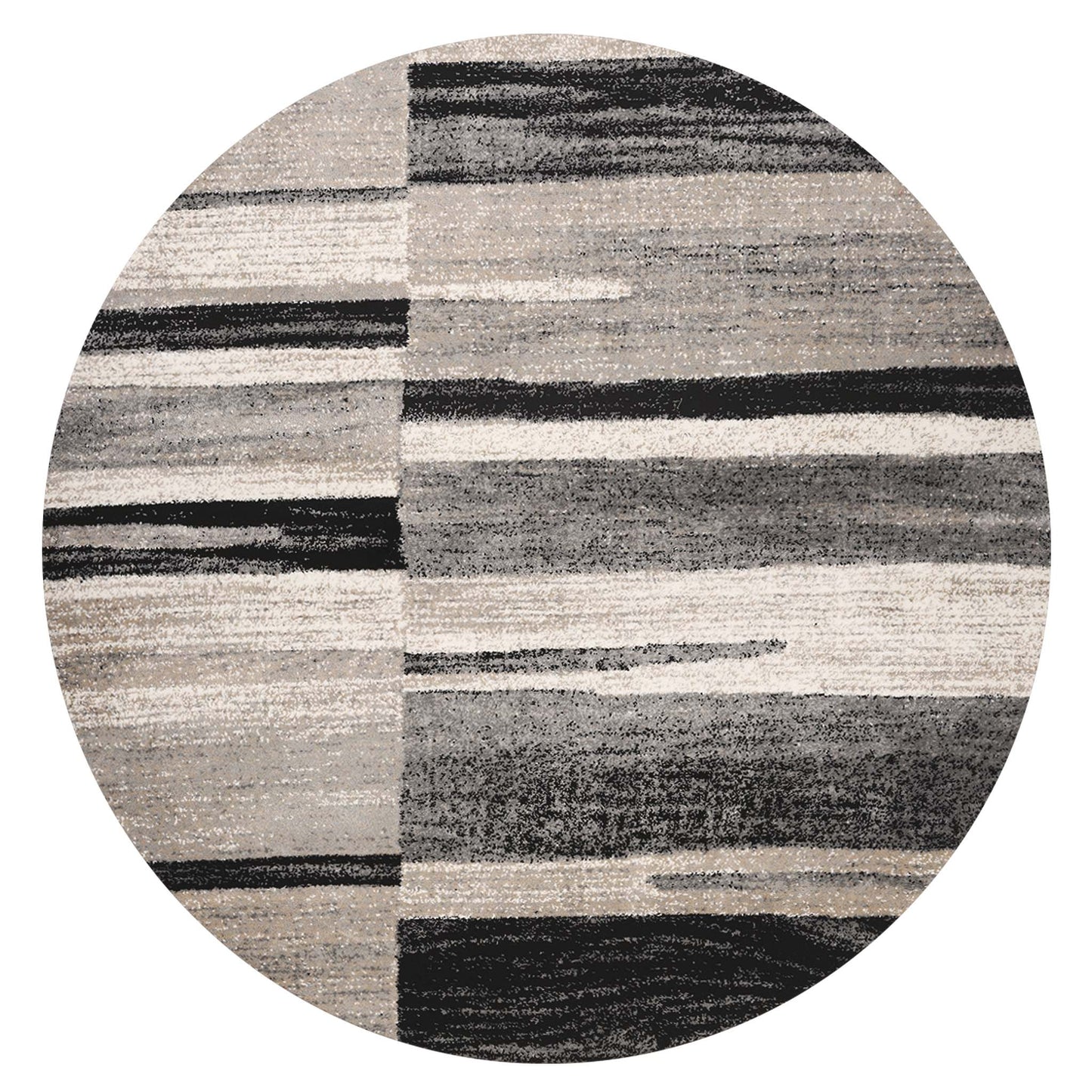 Boston Grey Round Rug