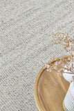 Parko Wool Ivory Grey Rug