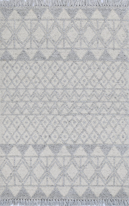 Diego Inca Grey Wool Rug - DIEG01