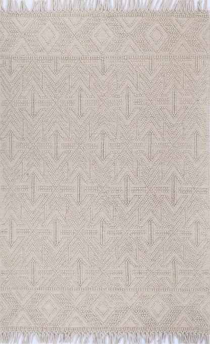 Diego Tribal Brown Wool Rug - DIEG02