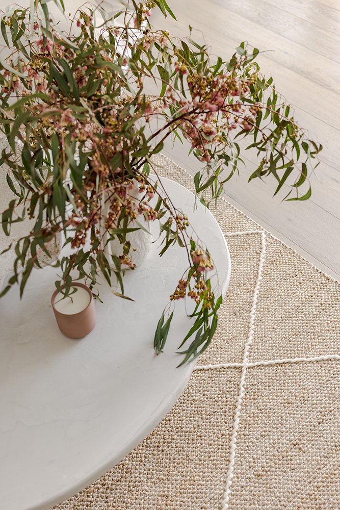 Natural Earth Hand-Loomed Jute-Blend Rug