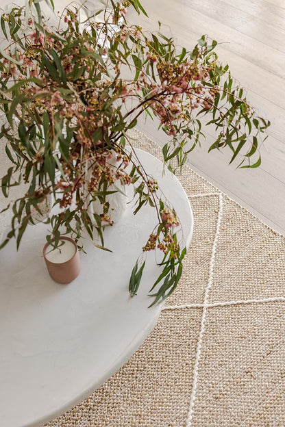 Natural Earth Hand-Loomed Jute-Blend Rug