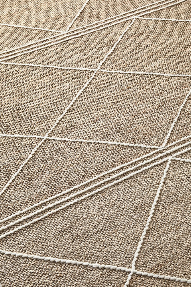 Natural Earth Hand-Loomed Jute-Blend Rug