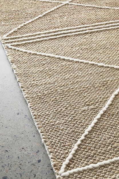 Natural Earth Hand-Loomed Jute-Blend Rug