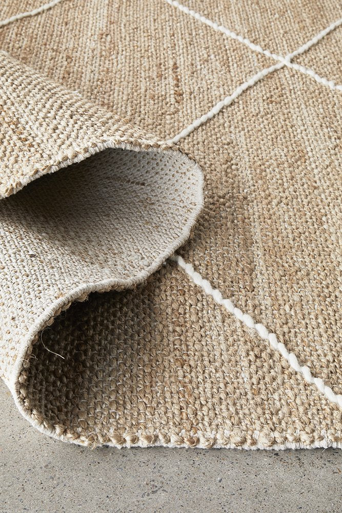 Natural Earth Hand-Loomed Jute-Blend Rug