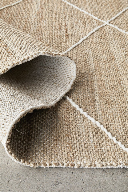 Natural Earth Hand-Loomed Jute-Blend Rug