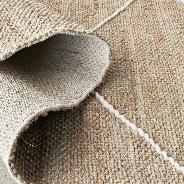 Natural Earth Hand-Loomed Jute-Blend Rug