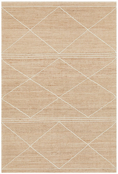 Natural Earth Hand-Loomed Jute-Blend Rug